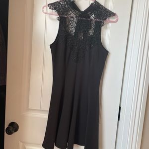 Sexy LBD with lace top!